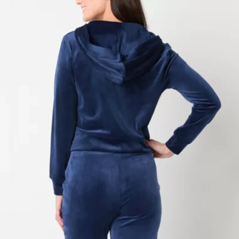Juicy By Couture Womens Midweight Juniors Track Jacket