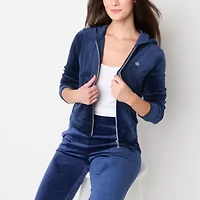 Juicy By Couture Womens Juniors Midweight Track Jacket