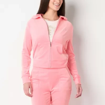 Juicy By Couture Womens Juniors Midweight Track Jacket