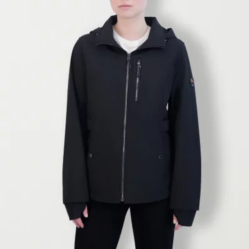 Hfx Womens Adjustable Features Easy-on + Easy-off Midweight Softshell Jacket