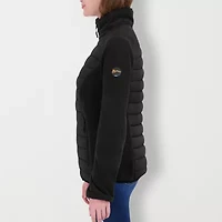 Hfx Womens Fleece Easy-on + Easy-off Midweight Quilted Jacket