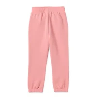 Okie Dokie Toddler Girls Cuffed Regular Fit Fleece Jogger Pant