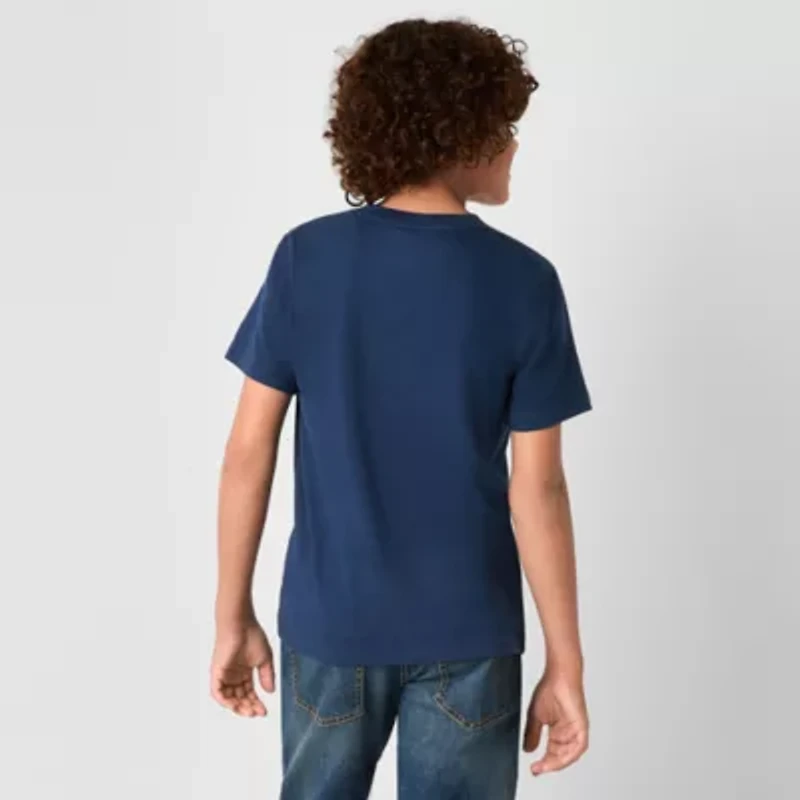 Thereabouts Little & Big Kid Boys Crew Neck Short Sleeve T-Shirt