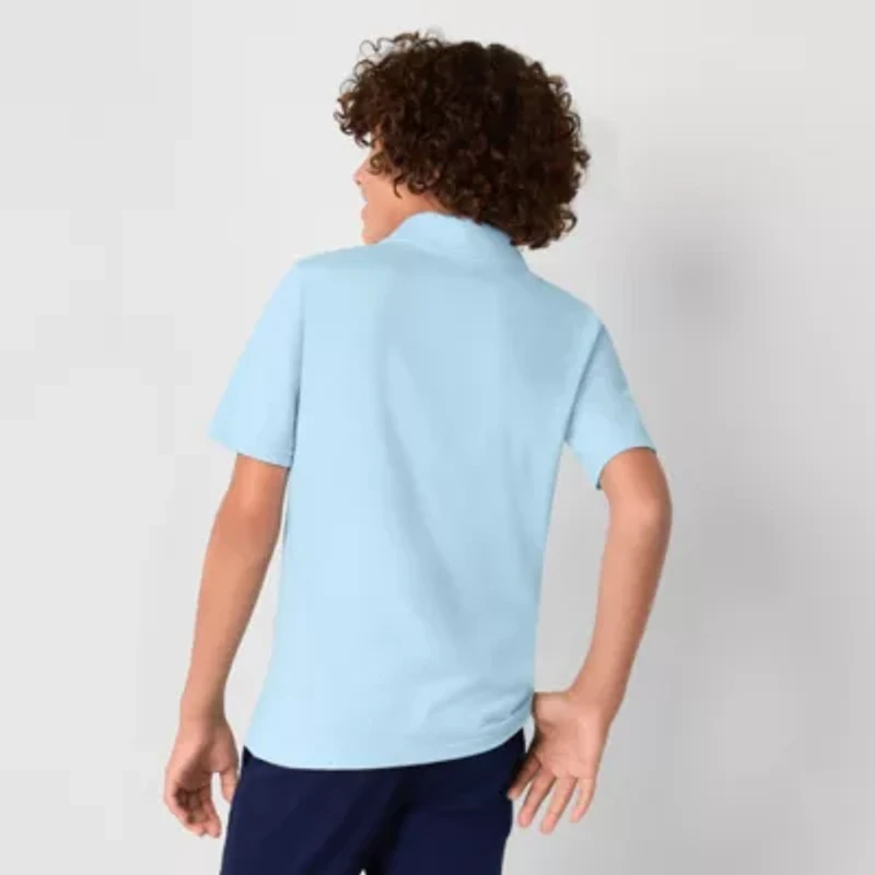 Thereabouts Little & Big Kid Boys Short Sleeve Regular Fit Polo Shirt