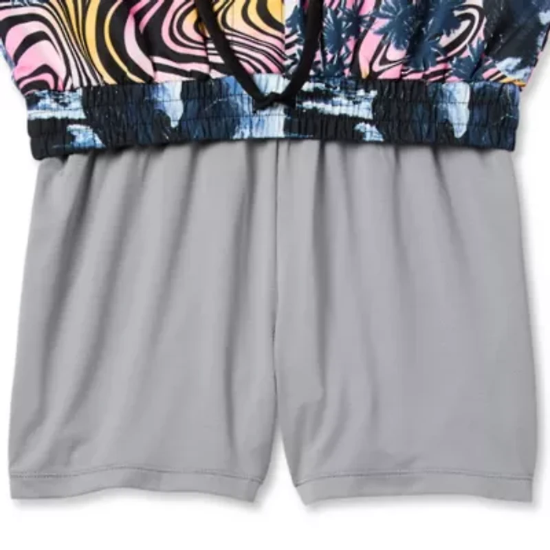 Thereabouts Little & Big Kid Boys Above The Knee Boxer Brief Lined Swim Trunks