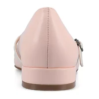 Journee Collection Camby Womens Pointed Closed Toe Ballet Flats