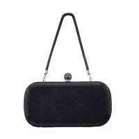 N By Nina Crysal Minaudiere With Crystal Cording Evening Bag