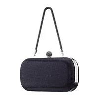 N By Nina Crysal Minaudiere With Crystal Cording Evening Bag