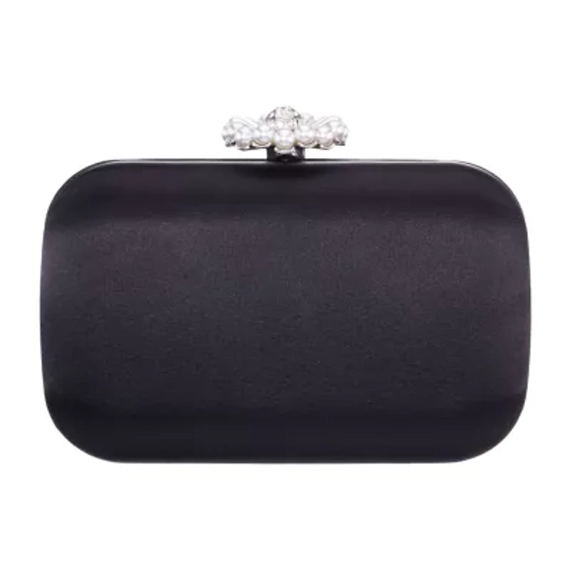 N By Nina Pearl Flower Minaudiere Evening Bag