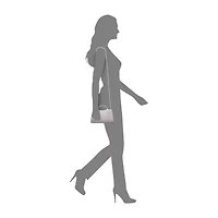 N By Nina Textured Metallic Satchel Evening Bag