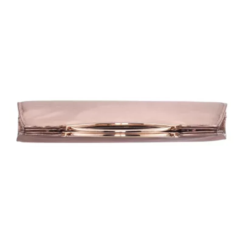 N By Nina Textured Metallic Satchel Evening Bag