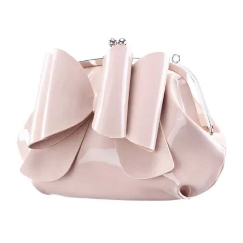 N By Nina Bow Kiss Lock Clutch