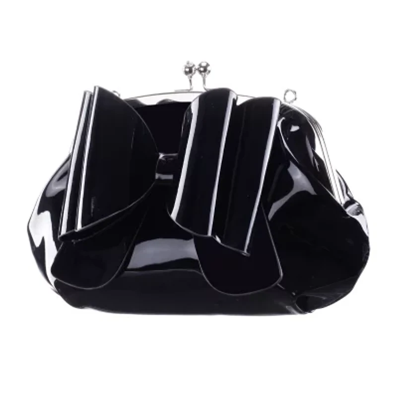 N By Nina Bow Kiss Lock Clutch