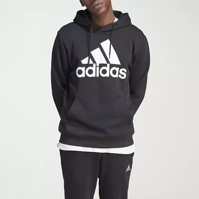 adidas Mens Long Sleeve Fleece Active Hoodie