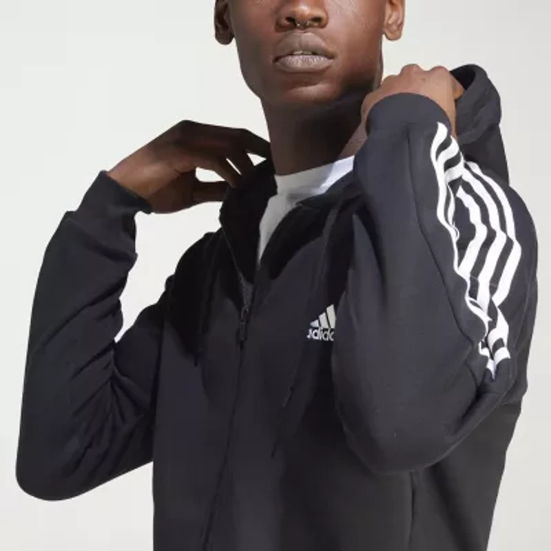 adidas Mens Long Sleeve Zipper Active Hoodie