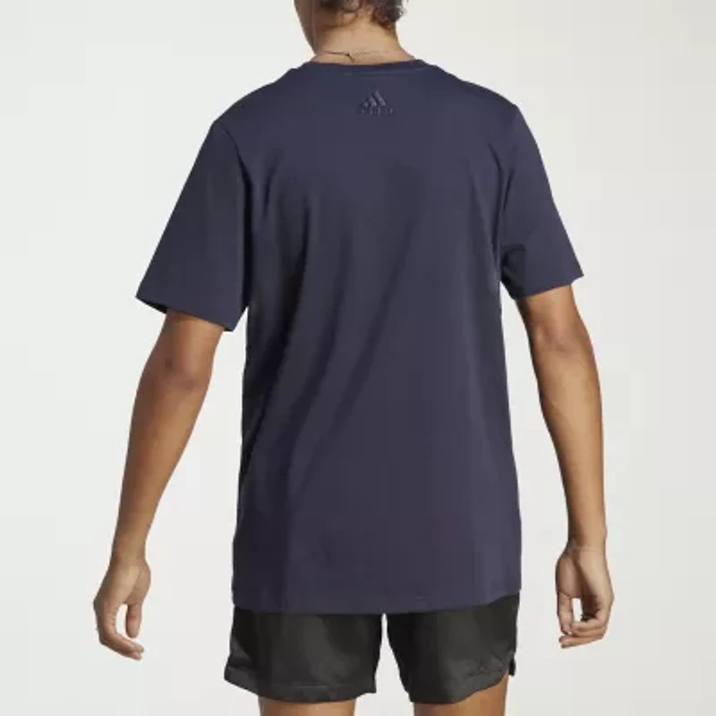 adidas Mens Crew Neck Short Sleeve Active T-Shirt