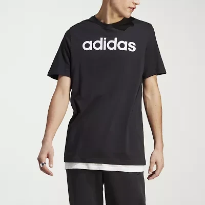 adidas Mens Crew Neck Short Sleeve Active T-Shirt