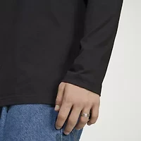 adidas Mens Crew Neck Long Sleeve Active T-Shirt