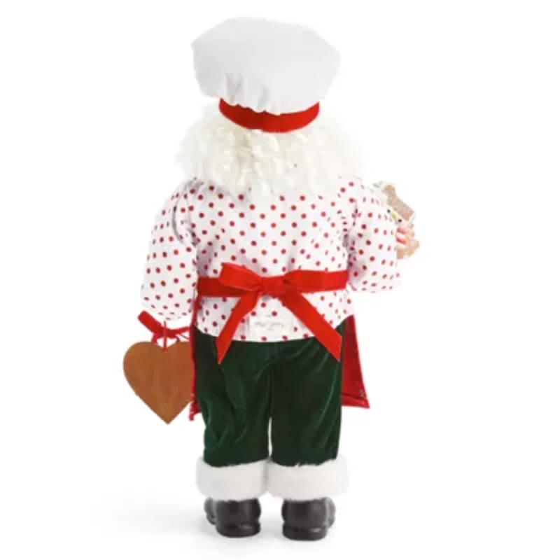 North Pole Trading Co. 18in Baker Christmas Santa Figurine