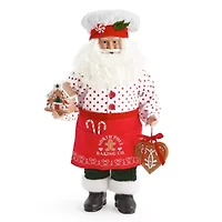 North Pole Trading Co. 18in Baker Christmas Santa Figurine