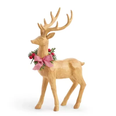 Martha Stewart 17in Reindeer Christmas Tabletop Decor