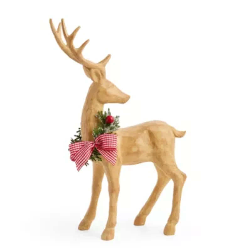 Martha Stewart 15in Reindeer Christmas Tabletop Decor