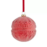 Martha Stewart Glass Ball Macaroon Christmas Ornament