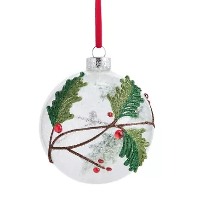 Martha Stewart Clear Misteltoe Christmas Ornament