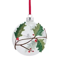Martha Stewart Clear Misteltoe Christmas Ornament