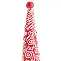 North Pole Trading Co. Large Peppermint Tree Christmas Tabletop Decor