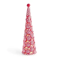 North Pole Trading Co. Large Peppermint Tree Christmas Tabletop Decor