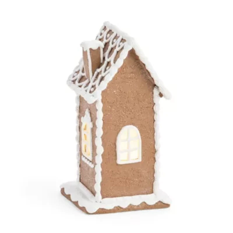 North Pole Trading Co. Gingerbread House Christmas Tabletop Decor