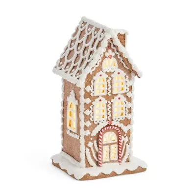 North Pole Trading Co. Gingerbread House Christmas Tabletop Decor