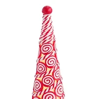 North Pole Trading Co. Medium Peppermint Tree Christmas Tabletop Decor