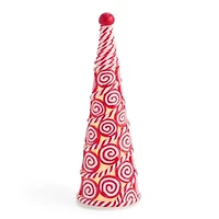 North Pole Trading Co. Medium Peppermint Tree Christmas Tabletop Decor