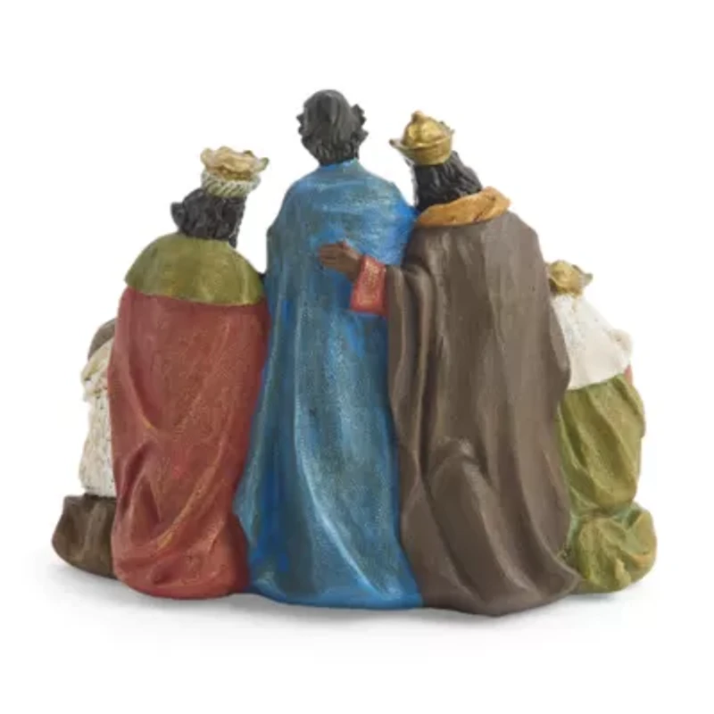 North Pole Trading Co. Colorful African American Nativity Set