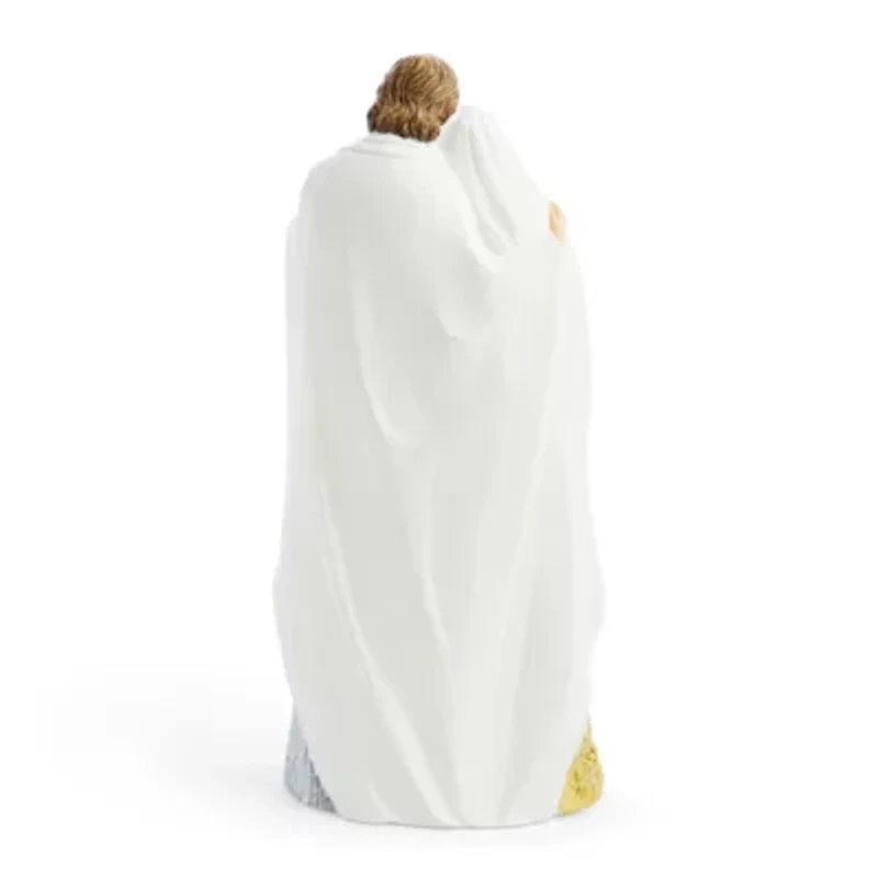 North Pole Trading Co. White Nativity Set
