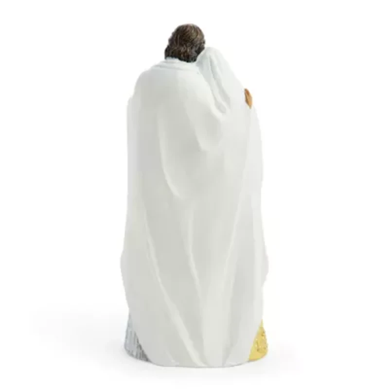 North Pole Trading Co. White African American Nativity Set