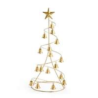North Pole Trading Co. 20in Bell Tree Christmas Tabletop Decor
