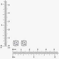 Si2,I 2 CT. T.W. Lab Grown White Diamond Sterling Silver 5.4mm Round Stud Earrings