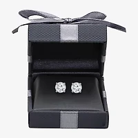 Si2,I 2 CT. T.W. Lab Grown White Diamond Sterling Silver 5.4mm Round Stud Earrings