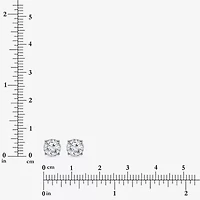 Si2,I 1 1/2 CT. T.W. Lab Grown White Diamond Sterling Silver Round Stud Earrings