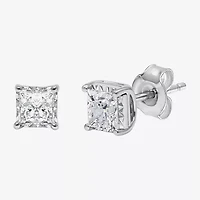 Si2,I 1 CT. T.W. Lab Grown White Diamond Sterling Silver 4.7mm Stud Earrings
