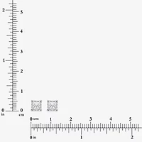 Si2,I 1 CT. T.W. Lab Grown White Diamond Sterling Silver 4.7mm Stud Earrings