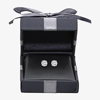 Si2,I 1 CT. T.W. Lab Grown White Diamond Sterling Silver 5.1mm Round Stud Earrings