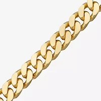 Made in Italy Womens 24K Gold Over Silver 22 Inch Curb Chain Necklace