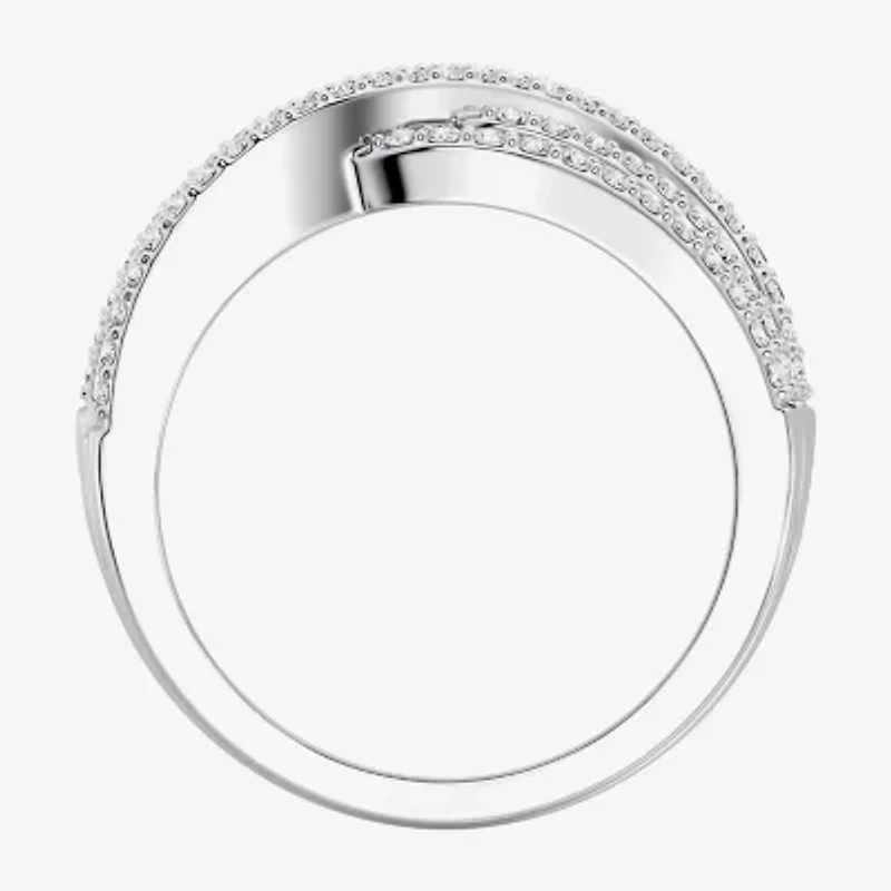 Womens 1 CT. T.W. Lab Grown White Diamond Sterling Silver Cocktail Ring