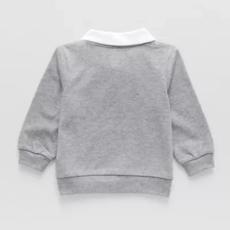 Okie Dokie Baby Boys Long Sleeve Sweatshirt