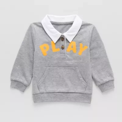 Okie Dokie Baby Boys Long Sleeve Sweatshirt