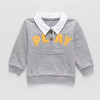Okie Dokie Baby Boys Long Sleeve Sweatshirt